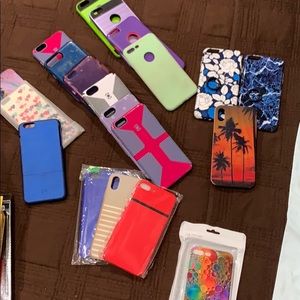 iPhone 5 and 1 iPhone 7 case all sold separately